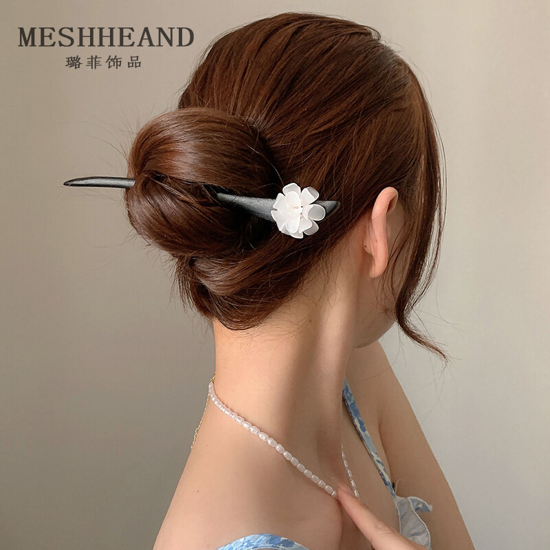 Gỗ hoài cổ kẹp tóc phong cách cổ xưa Phong cách Trung Quốc đơn giản Trâm cài tóc Hanfu kẹp tóc