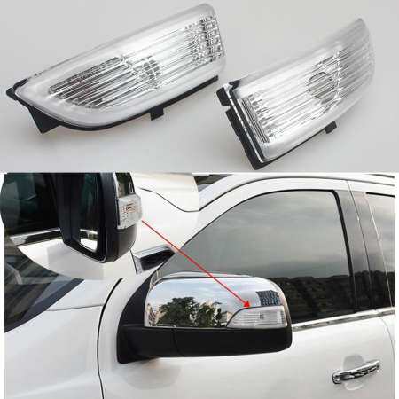 1 Pair for Ford Everest 2016-2020 for Ford Ranger Pickup 2012-2018 Car Mirror Signal Led Side Mirror Light Mirror Turn Signal Light Rear View Mirror Indicators