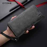 OTOHE Mens Short Wallet Soft PU Short Wallet Multi-Functional Wallet Retro Large Capacity Purse Multi-Card Position ID Credit Cards Holders Coin Pouch PU Leather Coin Bag Business Wallets