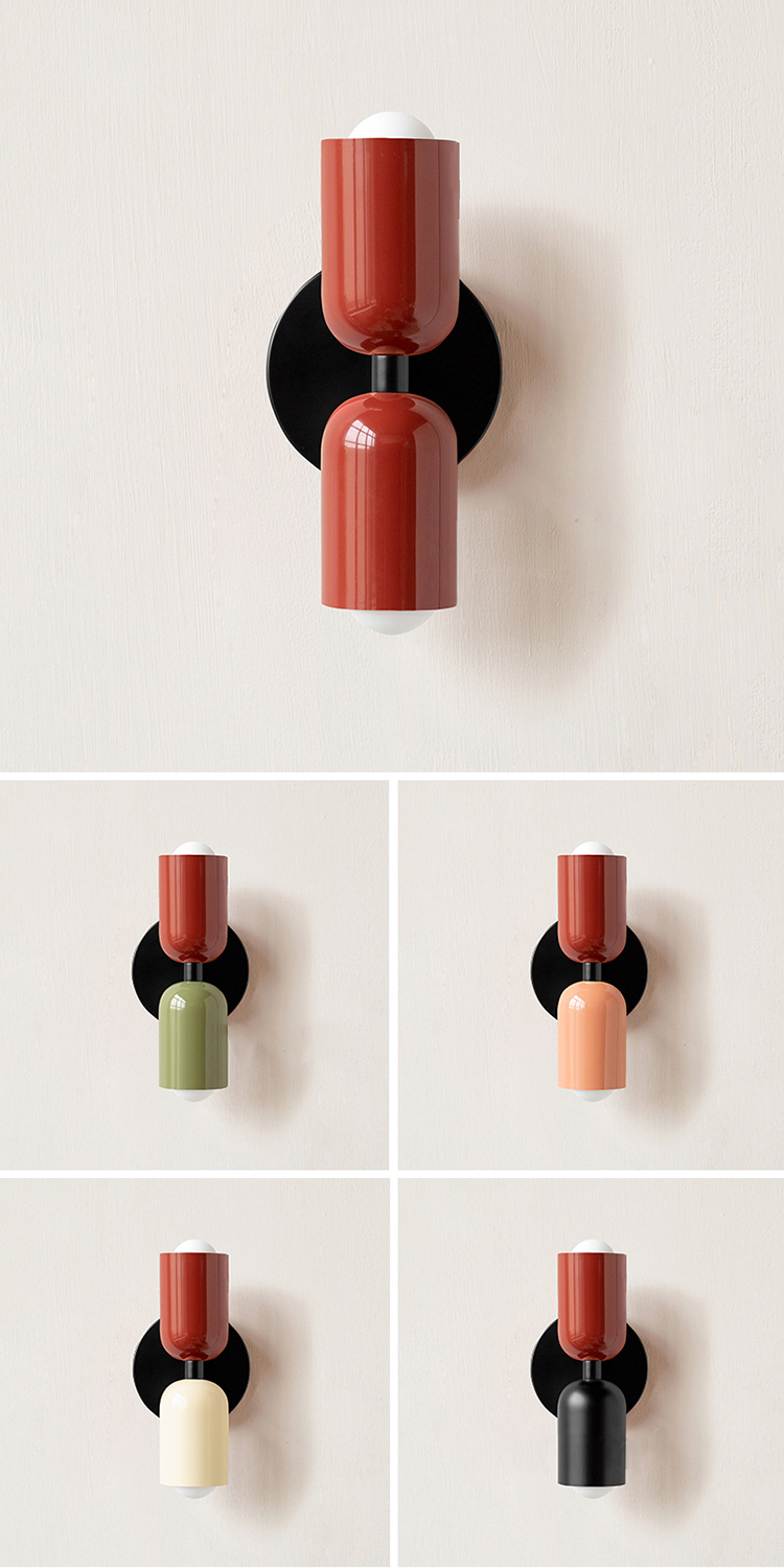 Applique murale led nordique macaron lampe décorative intérieur_voghion.com