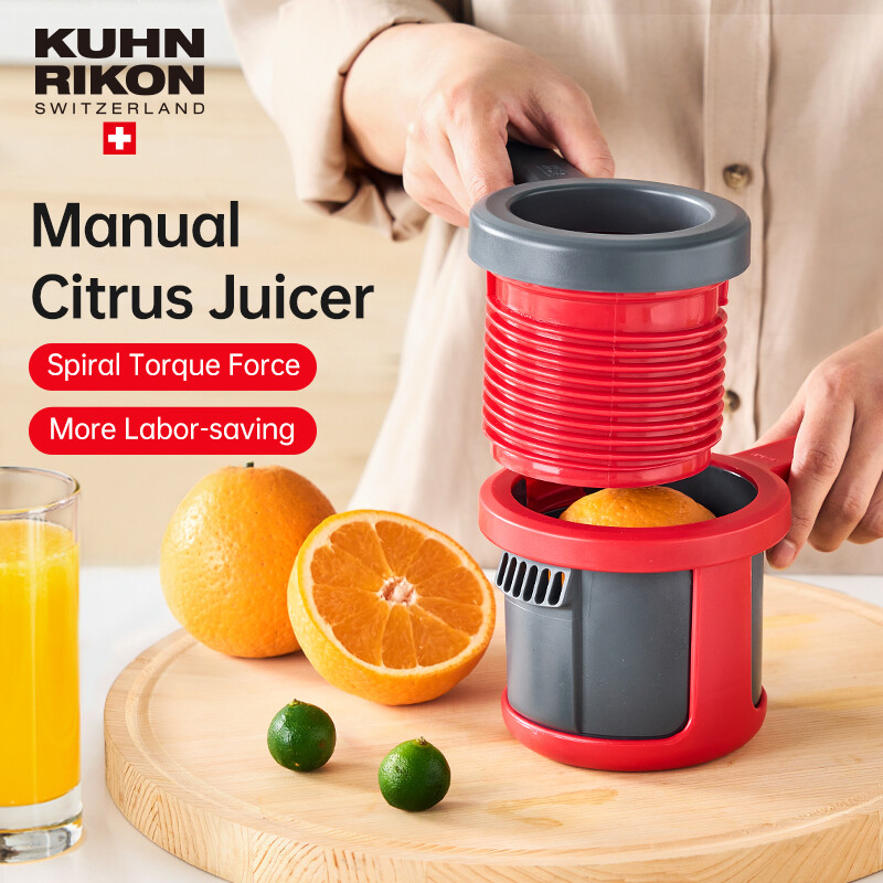 KUHN RIKON Manual Citrus Juicer Oranges Lemon Squeezer Efficient Fruit Juice Extraction Labor-saving Kitchen Tool Swiss Design ราคา 1,068 บาท*ส่งฟรี