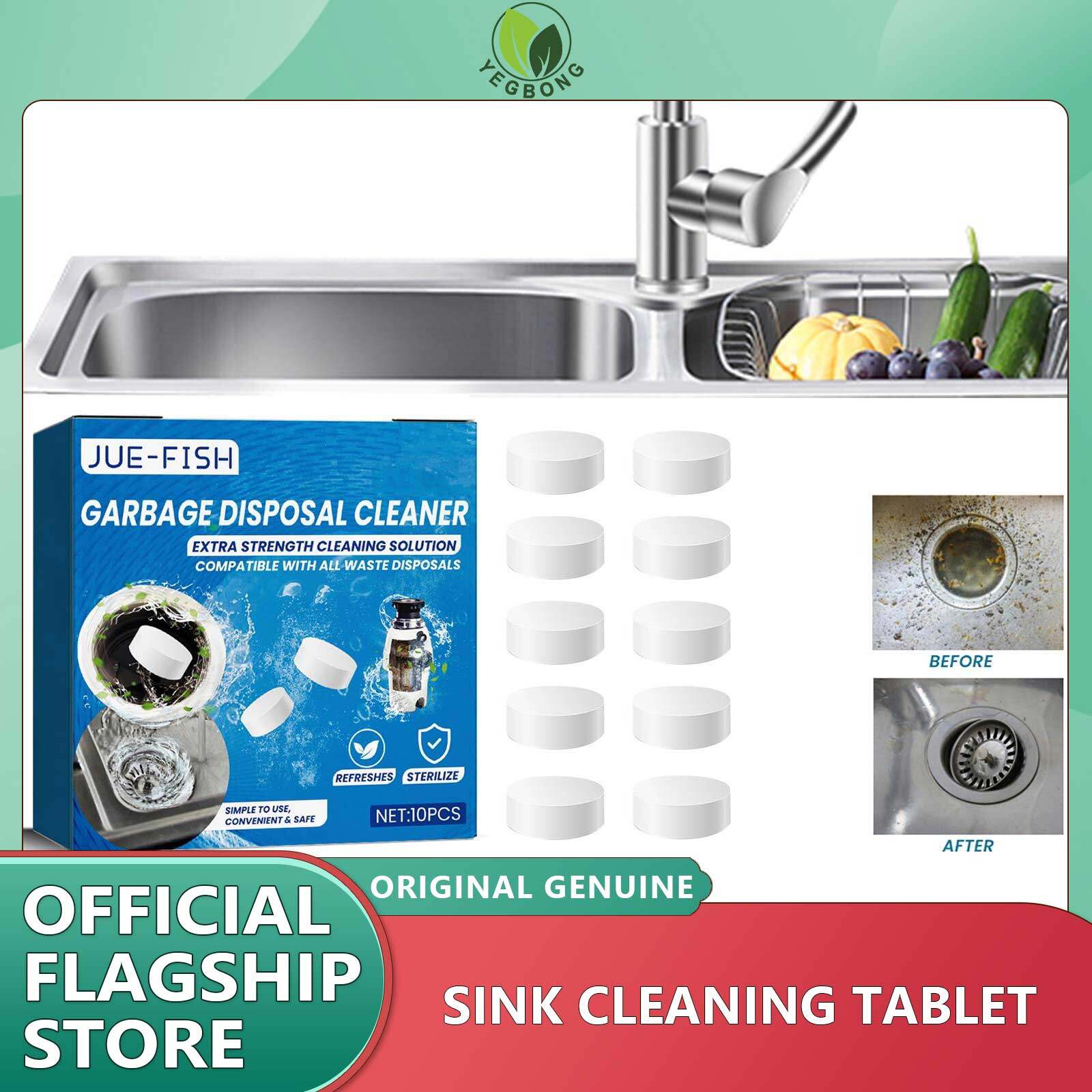 Jue-Fish Kitchen Pipe Dredging Tablets Sink Cleaner And Powerful Deodorizer Kitchen Toilet Sink Drain Cleaner With Fresh Scent For Home Household Drain Cleaner Deodorant 24pcs Powerful Sink Cleaning Tablets Kitchen Toilet Bathtub Sewer Cleaner Pipe ราคา 216 บาท*ส่งฟรี