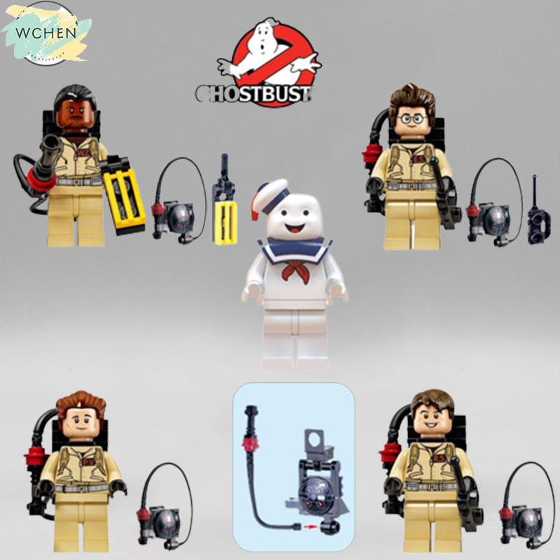 Spot next day delivery5PCS height about 5CM Ghostbusters building blocks