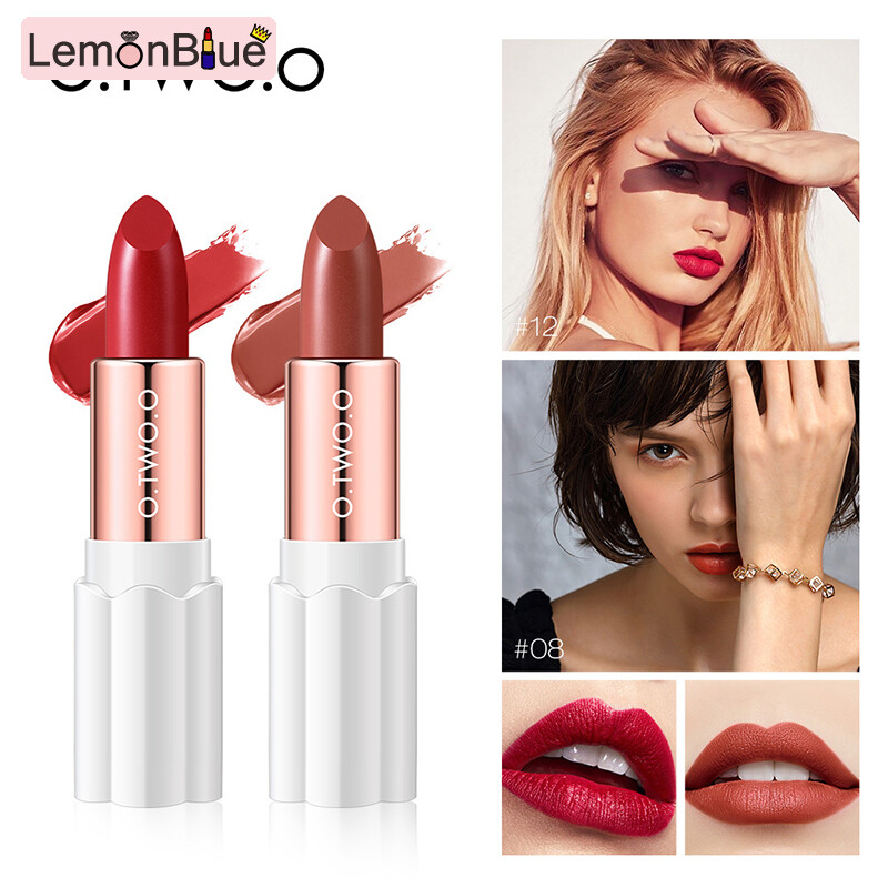 Gambar LemonBlue Velvety Matte Lipstick Long Lasting Nonstick Cup Not Fade Makeup Cosmetics Long Lasting Nonstick Cup Not Fade Makeup Cosmetics For Girl Women Long Lasting Nonstick Cup Velvety Matte Lipstick