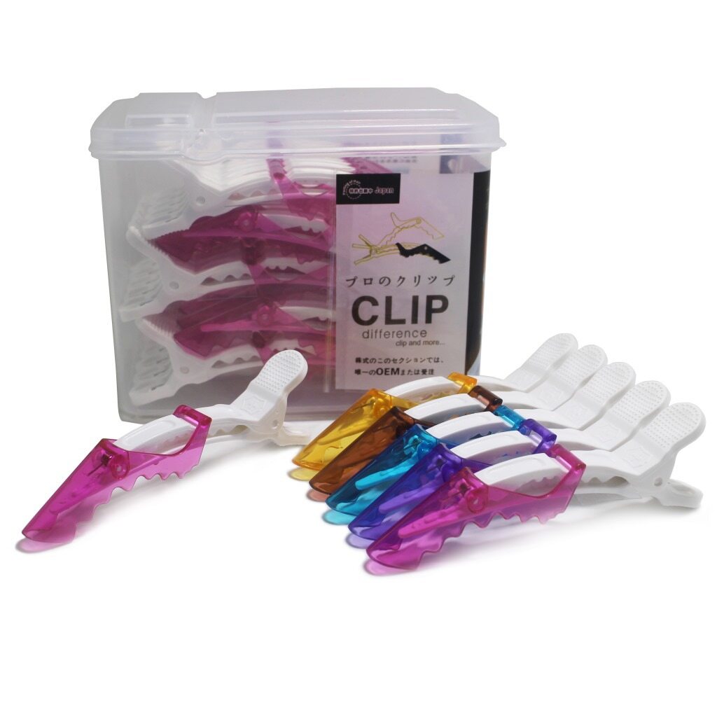 Hộp kẹp làm tóc 30 cái/hộp kẹp chia ngăn cho thợ cắt tóc phụ kiện salon tóc