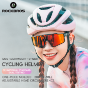 ROCKBROS Adjustable Lightweight Cycling Helmet, Breathable & Shockproof