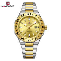 Naviforce Đồng Hồ Ban Đầu Cho Nam Giới Thạch Anh thép không gỉ có lịch Dây Đeo Chữ Số Ả Rập Trường Hợp kim dạ quang 3ATM Không Thấm Nước Người Đàn Ông Giản Dị phụ kiện thời trang Đồng Hồ Nf9249