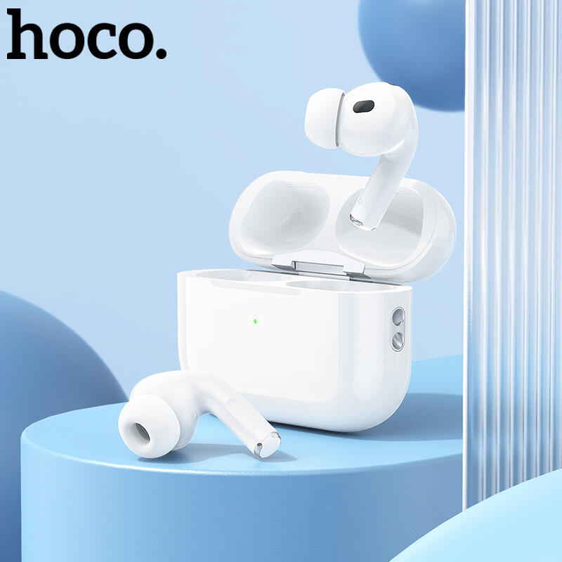 HOCO Original 100% TWS Bluetooth 5.3 Earphones ANC Noise Reduction Active Noise Cancelling Headphones Earbuds Smart Touch With Built-in Microphone for Oppo Realme Xiaomi Earbuds - ยี่ห้อ Hoco ราคา 599 บาท*ส่งฟรี