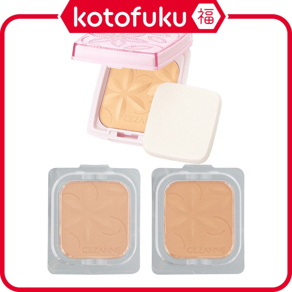 Cezanne Silk Cover Powder Refill – 02 Natural, Puderfeines Finish