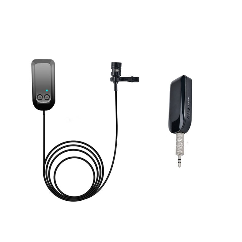 2.4G Wireless Portable Microphone Lapel Collar Clip-on Voice Amplifier for Smartphone YouTube Video Skype Chatting Game