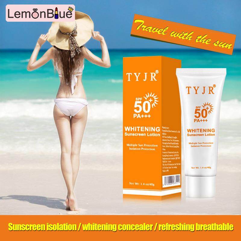 Gambar LemonBlue SPF 50 Facial Body Sunscreen Lotion Whitening Sunblock Skin Protection Cream Moisturizing