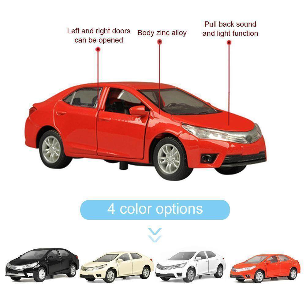 Toyota Corolla Grande 1:36 Scale Diecast Model Toy Car Collection Random Color Pull Back Action 25 Toyota Corolla Grande 1:36 Scale Diecast Model Toy Car Collection Random Color Pull Back Action