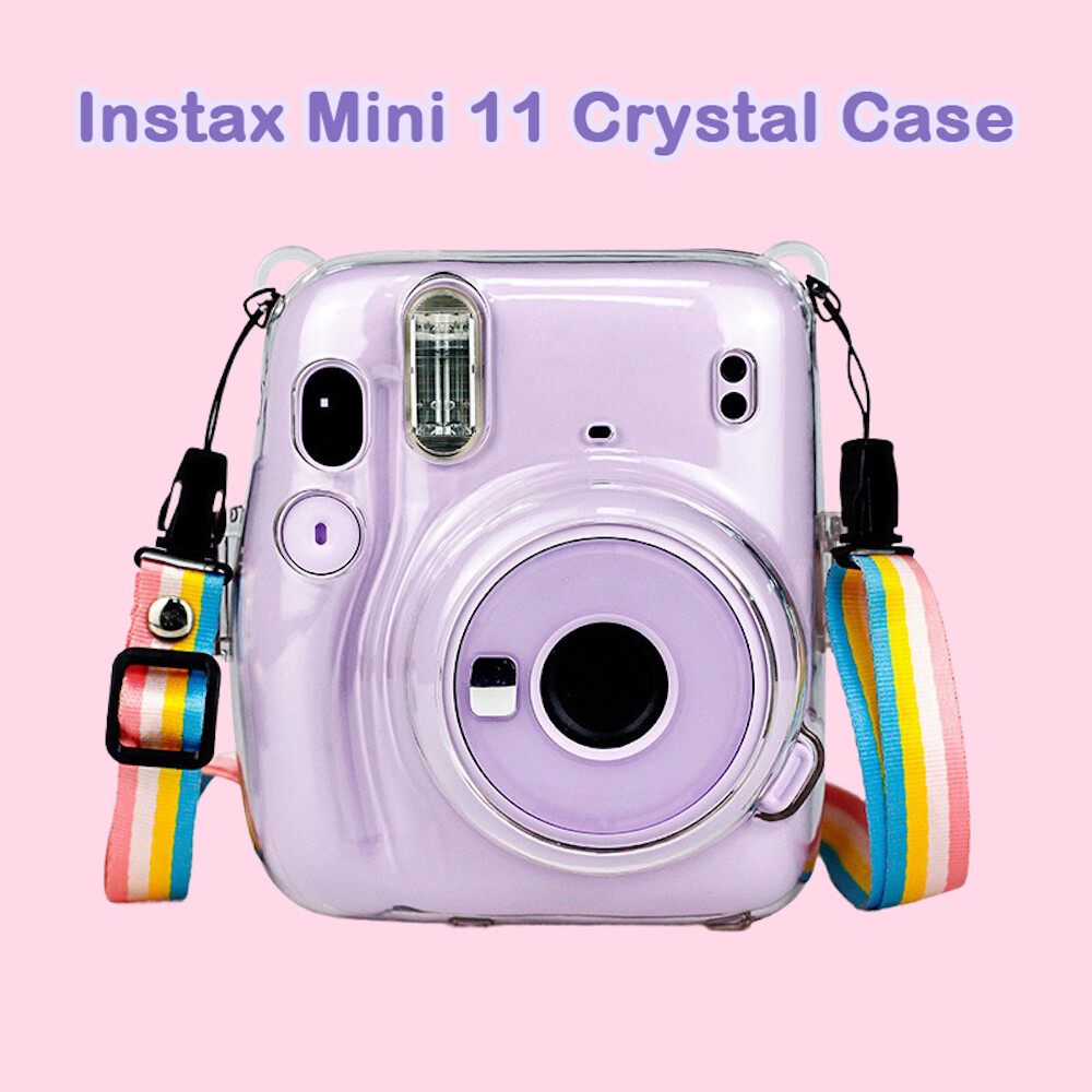 Film Lab Case Instax Mini 11 ốp trong suốt cho máy chụp ảnh lấy liền vỏ