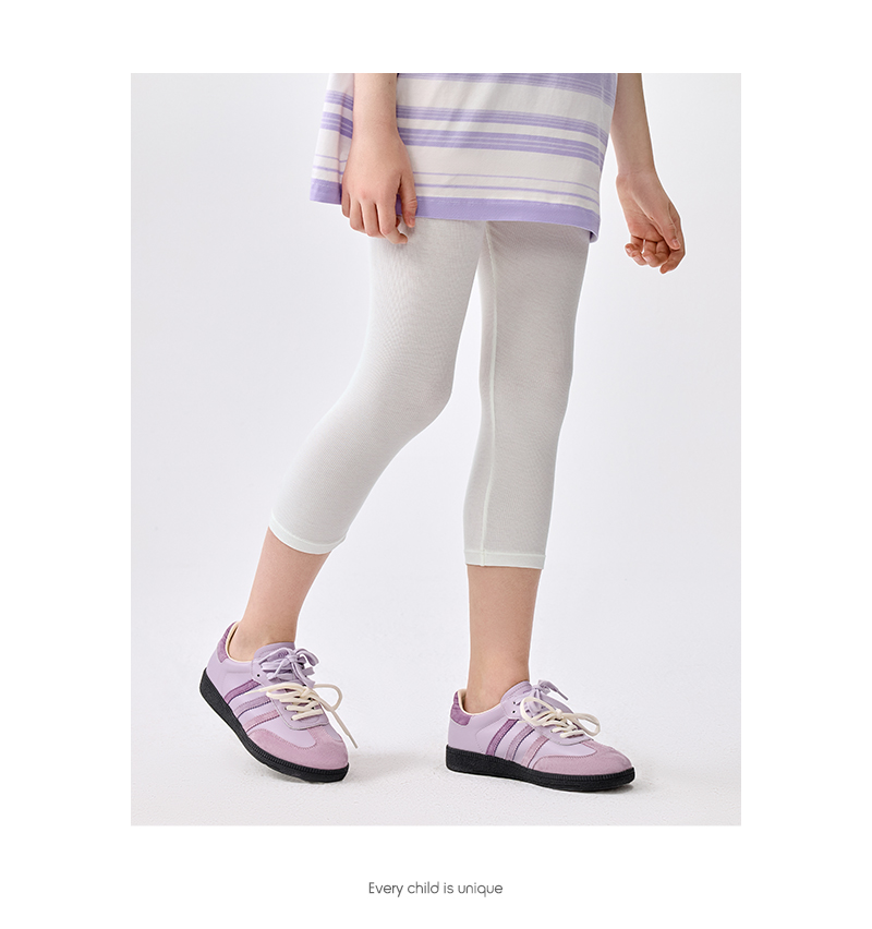 balabala Girl Leggings Children Pants 2025 Spring And Summer New Mid And Big Kids Five-Part Pants Dance And Casual · v5