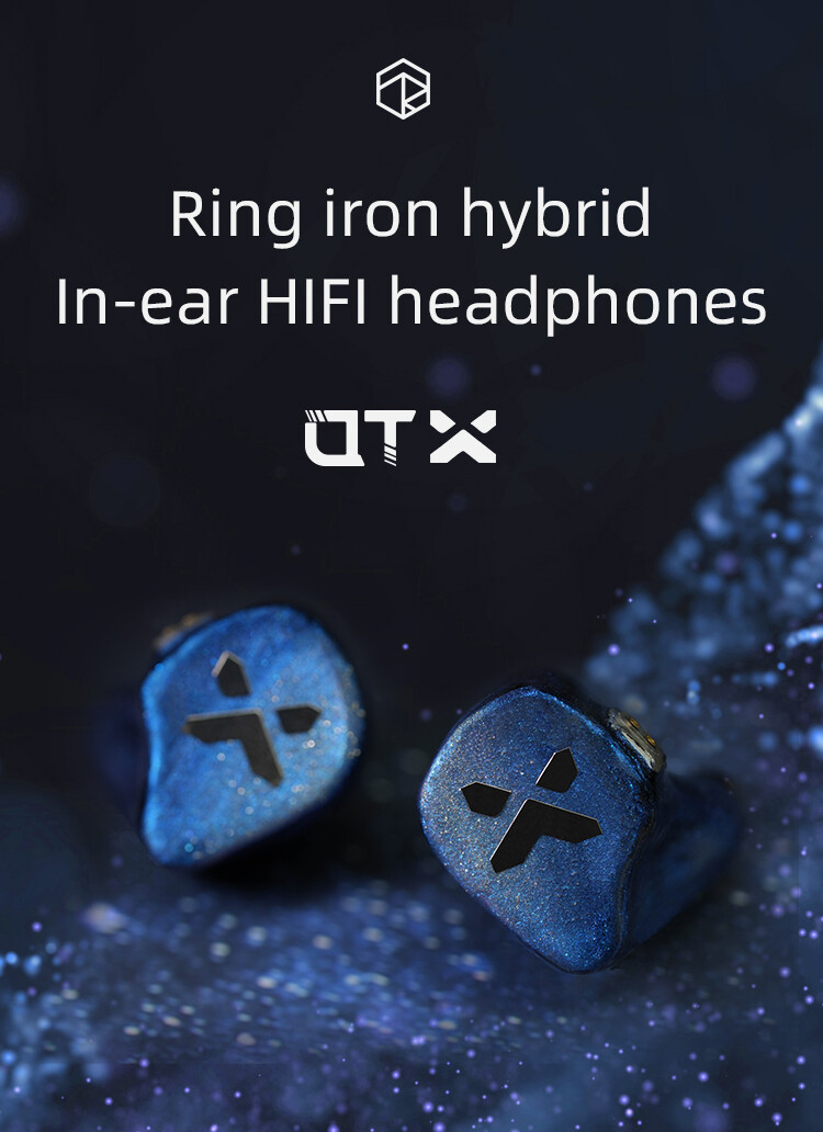 Rose Technics QT-X หูฟังชนิดใส่ในหู,หูฟังแบบมีสายไฮบริดทำจากเหล็กมีห่วงหูฟังไฮไฟ ราคา 18,541 บาท*ส่งฟรี