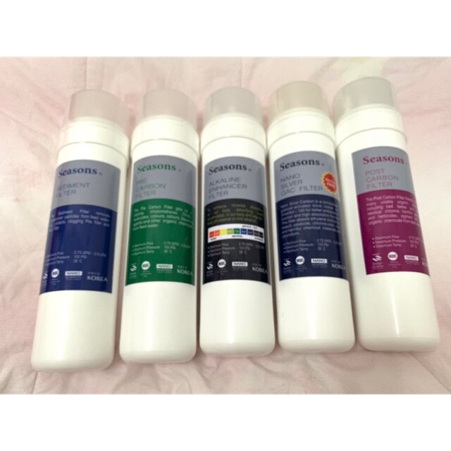 Gambar Korea Halal 5 Stage Water Filter Cartridge   Silver Replacement (u Type)