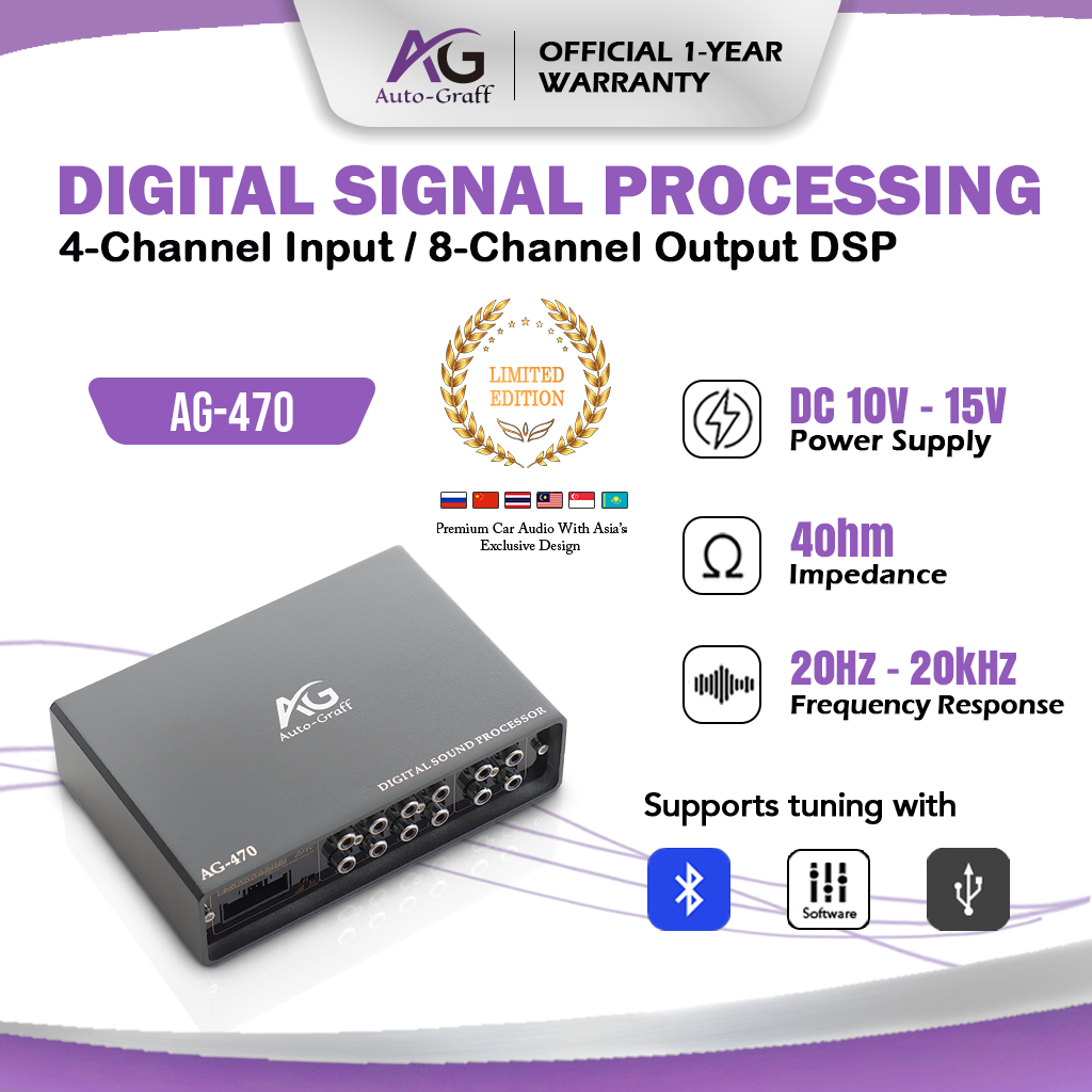 AG-470 Digital Signal Processing 4 Channel With APPs