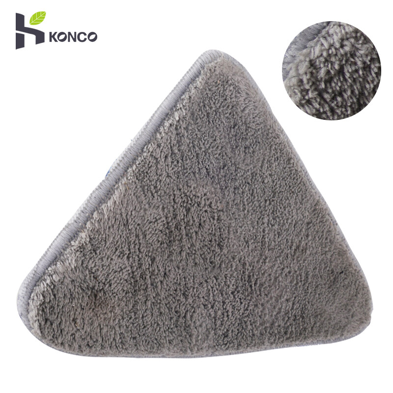 Konco replace mop cloth for Triangular Mop 360°Rotatable Adjustable Triangle Cleaning Mop Squeeze Flat Floor Mop ราคา 37 บาท*ส่งฟรี