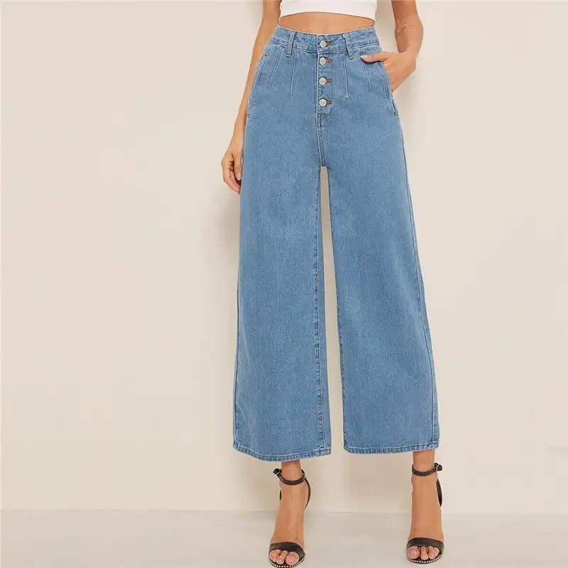 crop denim jeans