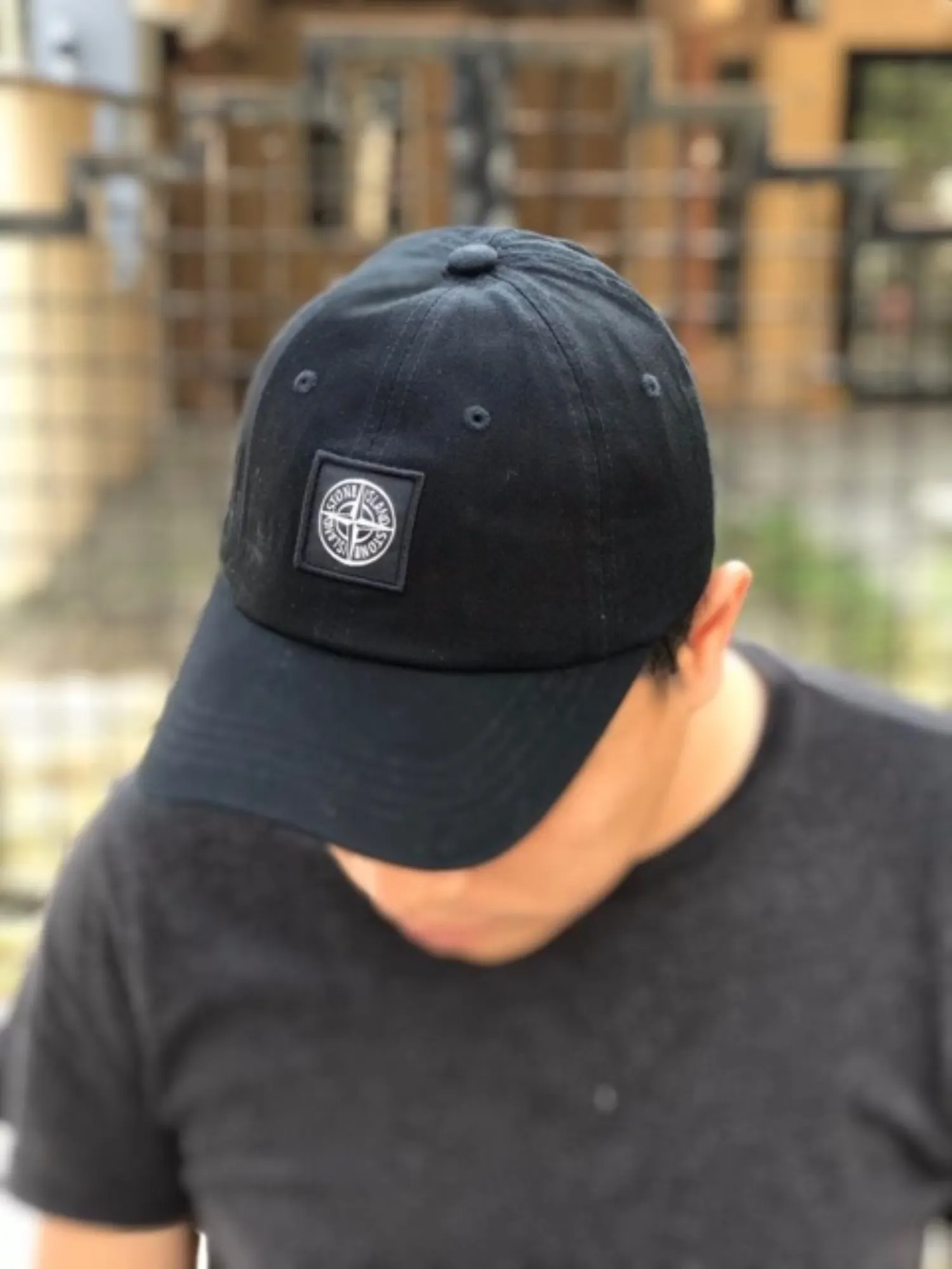 stone island trucker hat