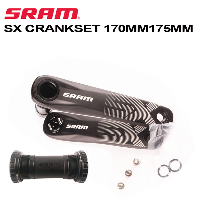 Sram sx eagle crankset 12 tốc độ dub crankarms 165mm 170mm 175mm mtb đôi bên xe đạp đùi đĩa xe đạp với dub bsa bb92 pf30
