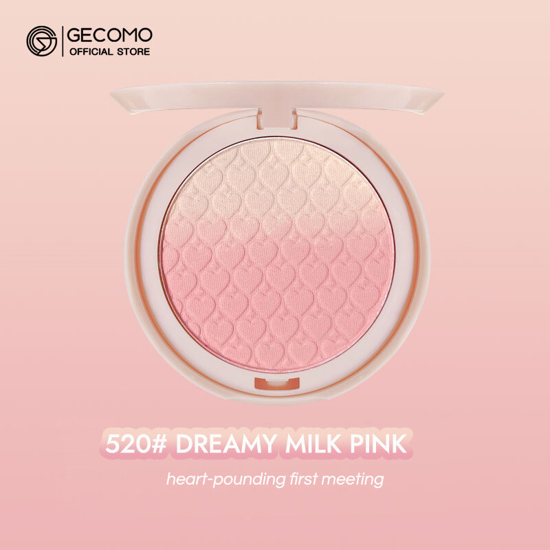 GECOMO Gradient Blush 5 Colors Love Pink Blush Cheek Makeup