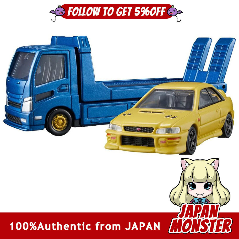 Takara Tomy Tomica Premium Tomica Transporter Subaru Impreza WRX Type R STi Version Mini Car Toy Ages 6+