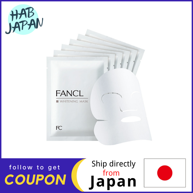 Gambar FANCL Whitening mask 21mL x 6 sheets One mask contains plenty of beauty essence equivalent to one or more whitening essences. Approaching dry damage caused by UV rays?Ship directly from Japan?
