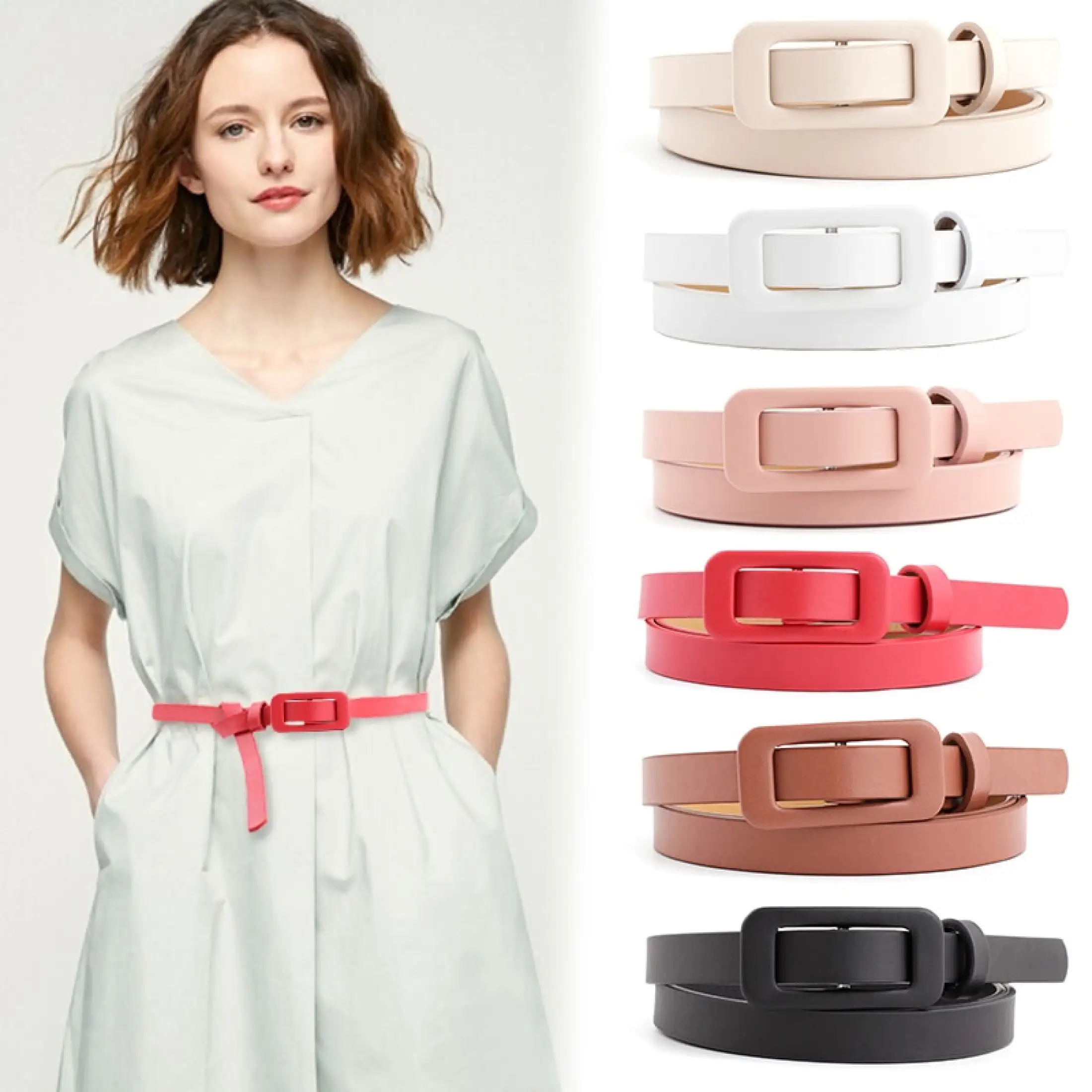 ladies dress with belt