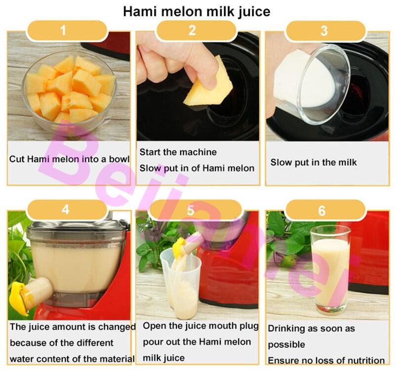 melon milk juice