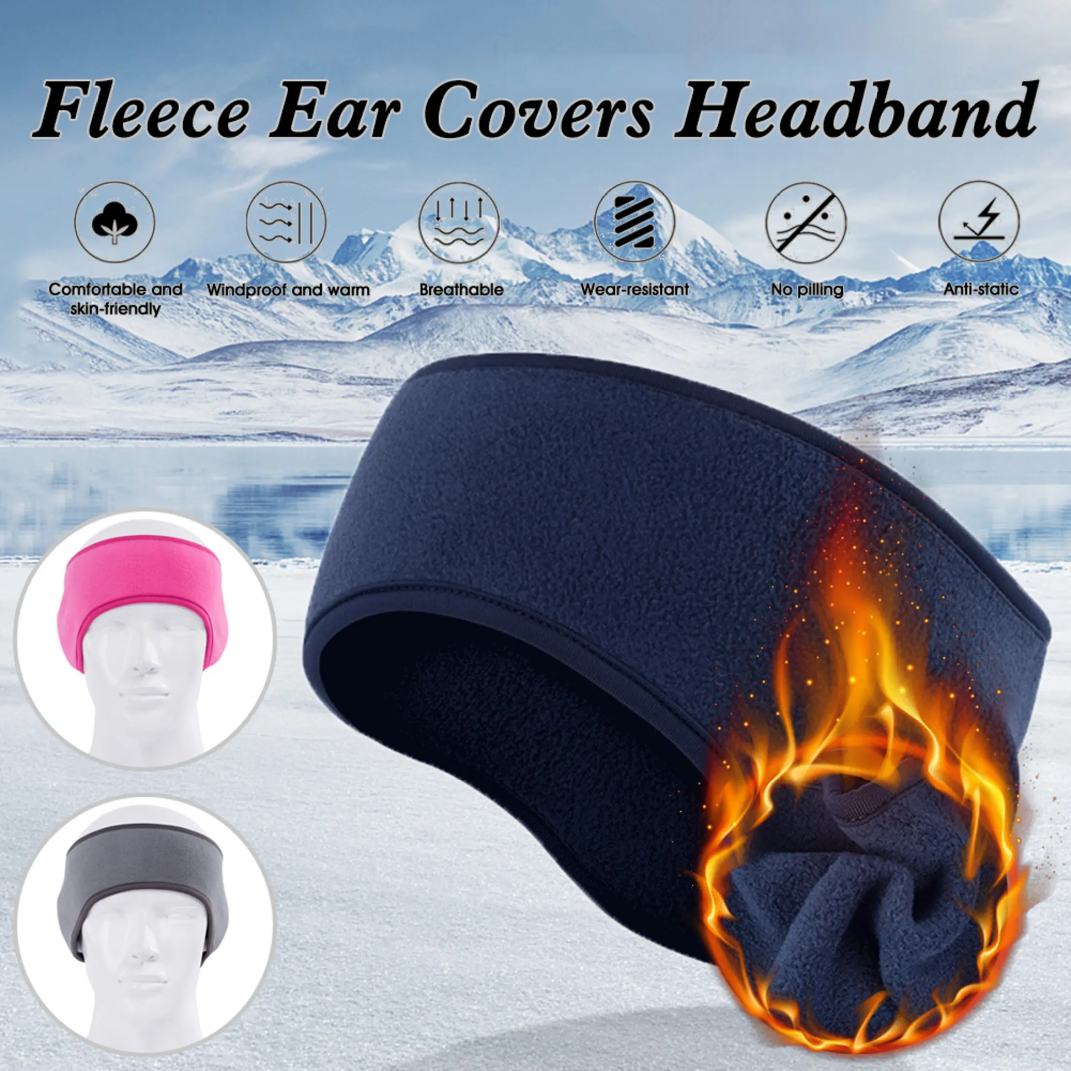 womens running ear warmers