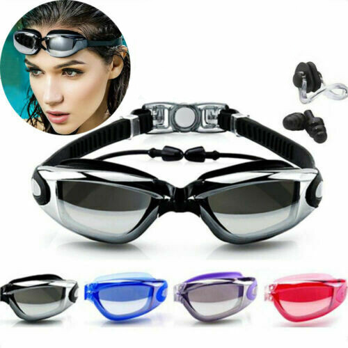 Anti Fog Swimming Goggles For Men Women Boys Girls Adult Junior Kids With Earbud 