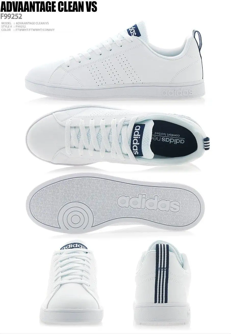 Adidas Unisex VS Advantage F99252 NEO Casual White/White Sneakers | Lazada  PH