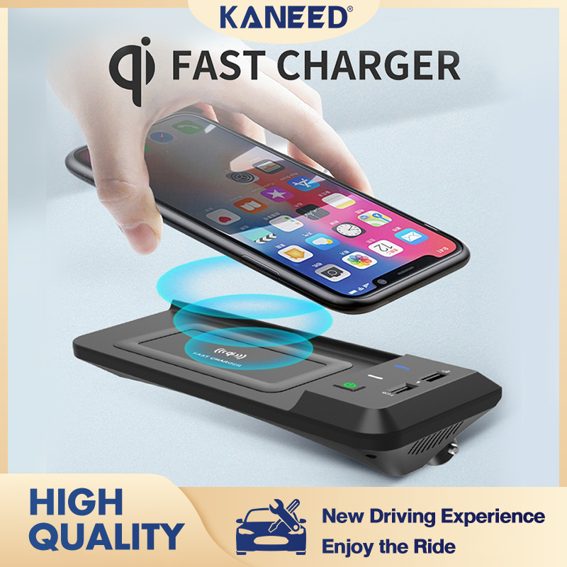 KANEED HFC-1051 Car Qi Standard Wireless Charger 15W / 10W Quick Charging for Audi Q5L 2018-2022, Left Driving ราคา 2,853 บาท*ส่งฟรี