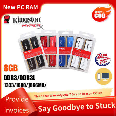 HyperX Fury RAM Kit for DDR3 Desktop Memory