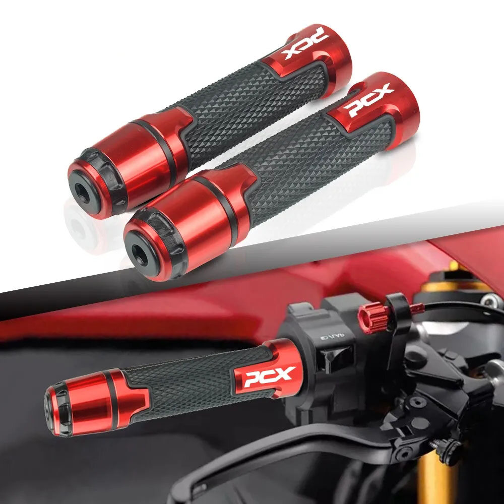 Cho honda pcx125 pcx150 pcx 125 150 pcx 125 150 nhôm cnc cho xe mô tô tay cầm tay lái grip phụ kiện logo pcx