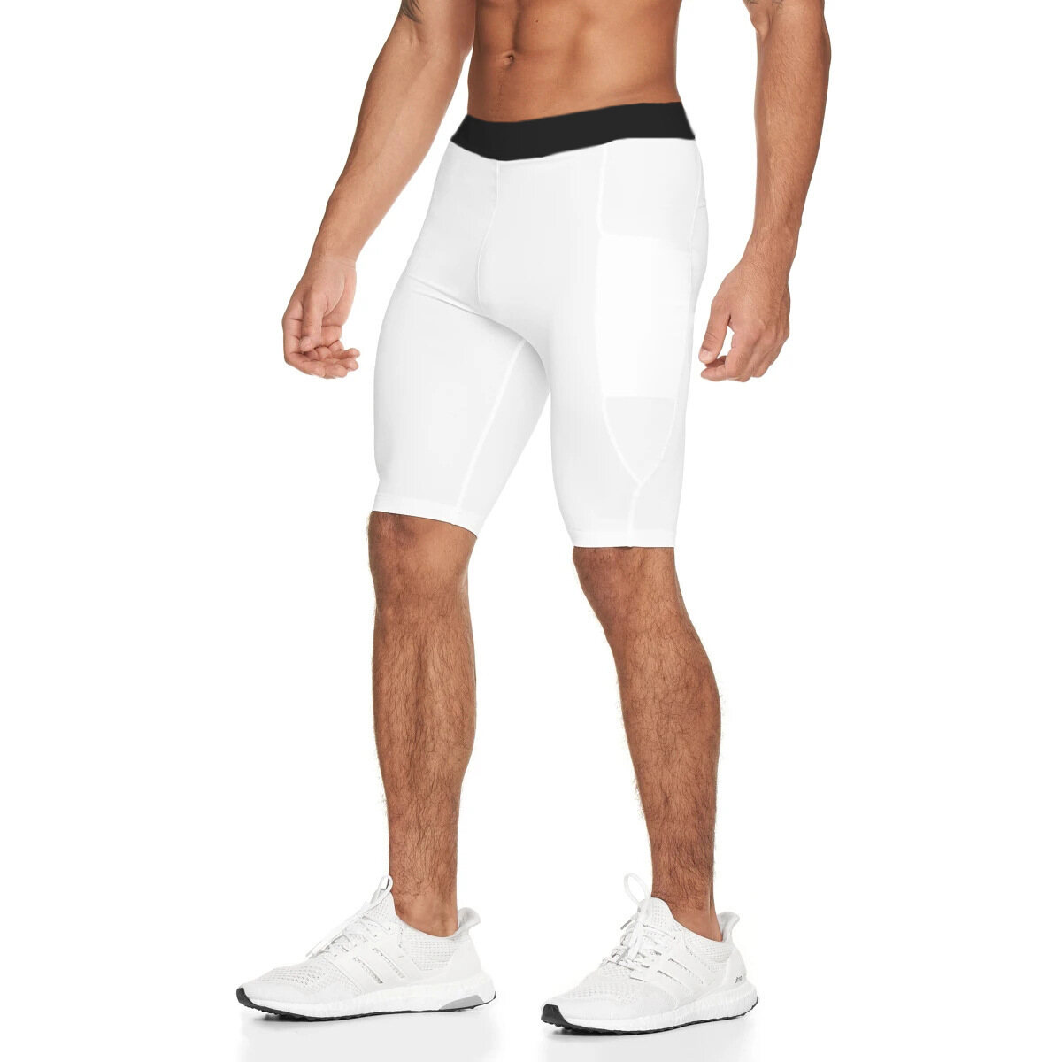 Happybuyner Men Compression Shorts Gym 