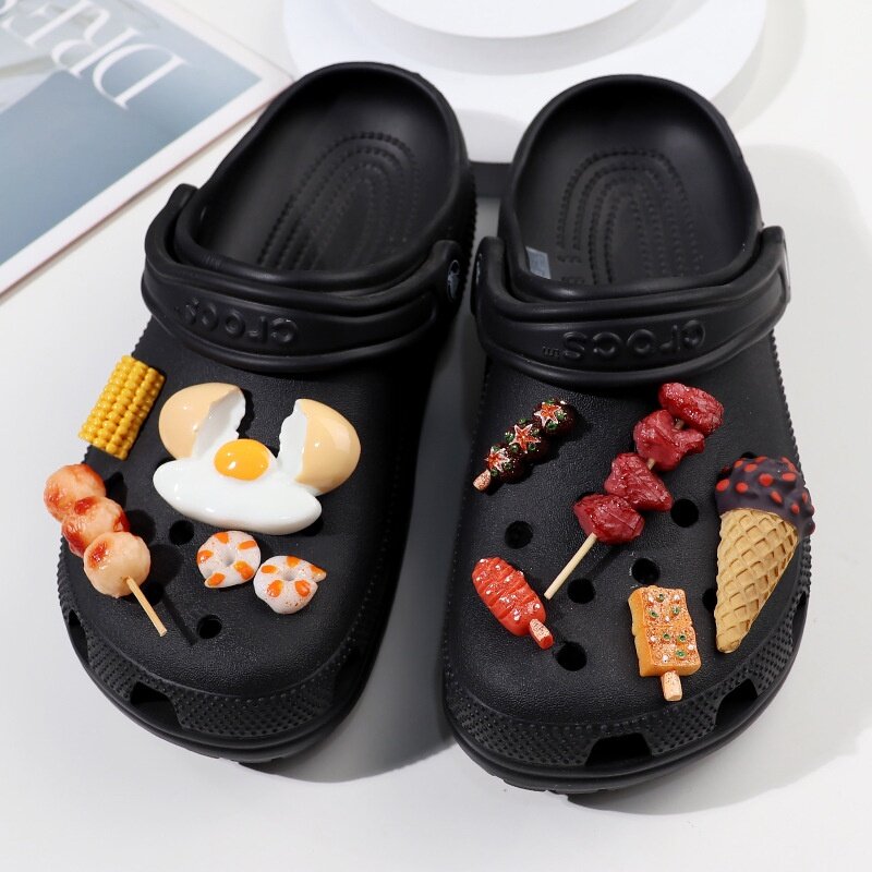 Croc Jibbitz Phụ Kiện Giày Tự Làm Miếng Dán Trang Trí Giày Phong Cách Instagram Croc Clog Jibbitz Khóa Giày Cho Croc Charm Pin [Không Bao Gồm Giày]