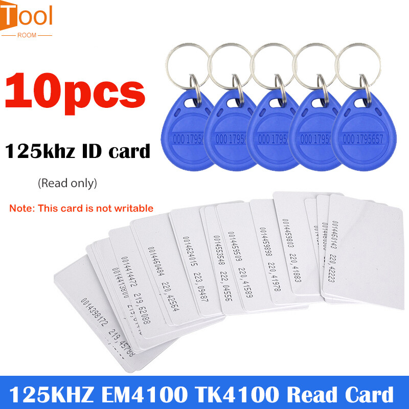10pcs id 125khz em4100 tk4100 đọc thẻ thẻ rfid thẻ id cho kiểm soát truy cập máy chấm công khóa thông minh
