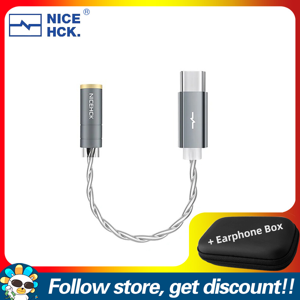 Nicehck Cáp DAC Tai nghe NK1 Bộ điều hợp tai nghe chip giải mã cx31993 Bộ chuyển đổi giải mã Ốp điện