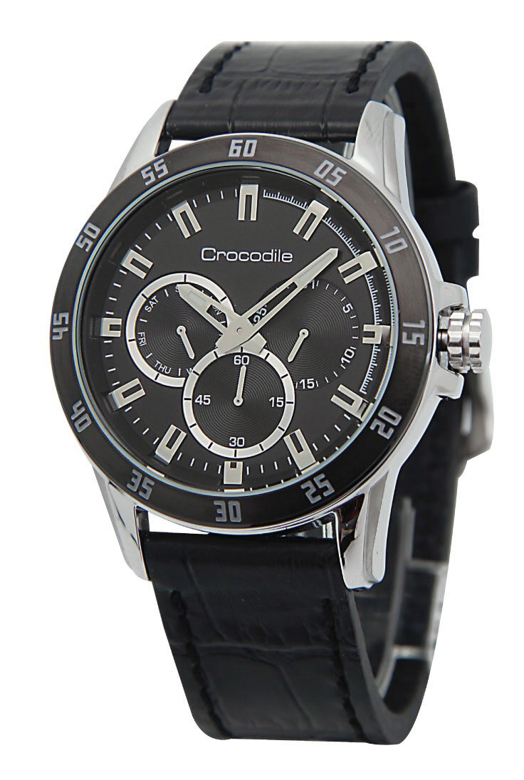 crocodile running crystal ladies watch