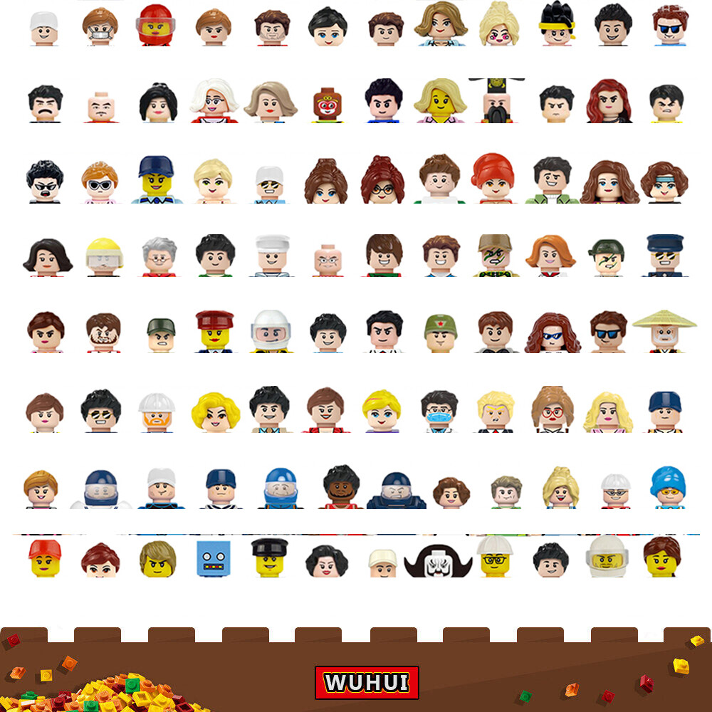 WUHUI Bộ Đồ Chơi Mô Hình Nhỏ Thành Phố 100 Món Đồ Chơi Xây Dựng Khối Xây Dựng Mô Hình Ninja Marvel Cho Bạn Bè Cảnh Sát Nghề Nghiệp Gạch Xây Dựng Cho Trẻ Mẫu Giáo Đồ Chơi Trẻ Em Từ 3 Tuổi Trở Lên Tương Thích Với Tất Cả Các Thương Hiệu