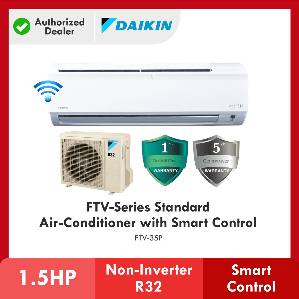 daikin r32 2hp price