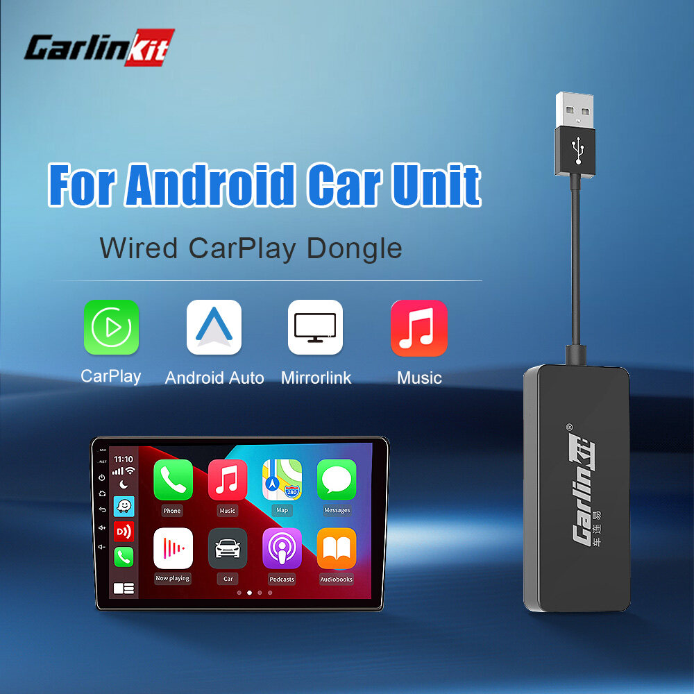 CarlinKit CCPA Hộp AI CarPlay Không Dây Khóa USB Tự Động Android Không Dây Mirrorlink Bluetooth Tự Động Kết Nối Cho Đài Phát Thanh Xe Hơi Android