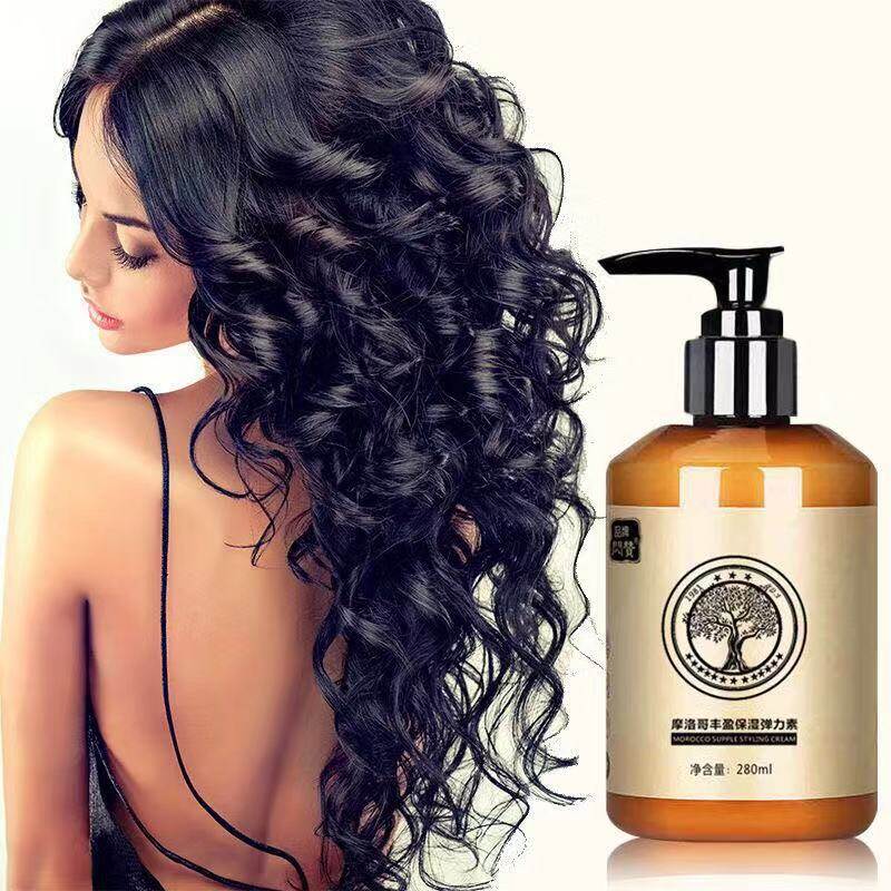 Gambar Morocco Select Curl Hair Cream Hair Curl Moisturizing Fluffy shape hairstyle conditioner 250ml