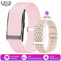 LIGE Health Smart Bracelet For Men Women Heart Rate Monitor Activity Fitness Tracker Couples Band Sports Waterproof Smart Watch For Android IOS