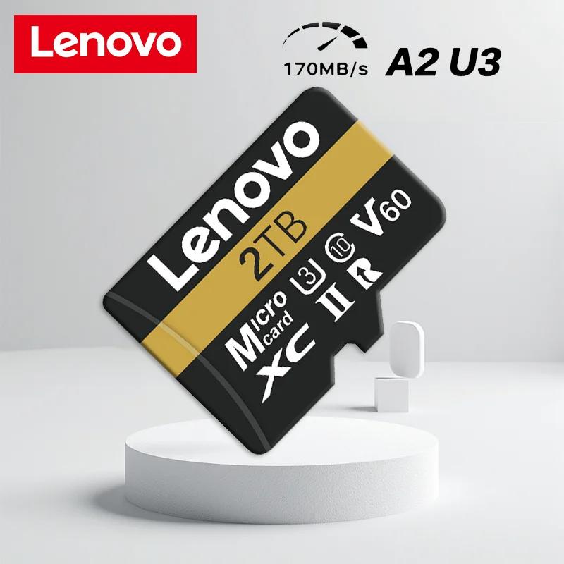 เมมโมรี่การ์ด MicroSD การ์ดความจำแท้ อุปกรณ์จัดเก็บข้อมูล และไดรฟ์ Lenovo 1TB SD การ์ด 512GB 2TB 128GB Micro TF กันน้ำท่อง Drone 360 กล้อง Raspberry IP Cluster