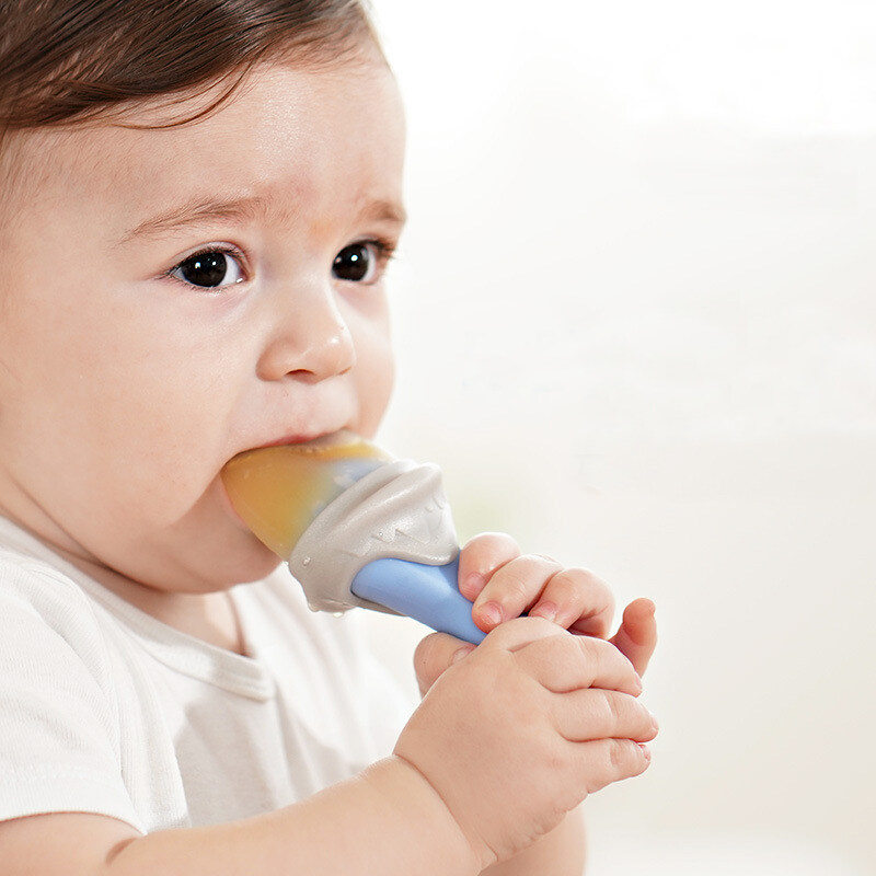 Baby Fruit Feeder Pacifier, Fresh Food Feeding Teether for Toddler Kids 6+