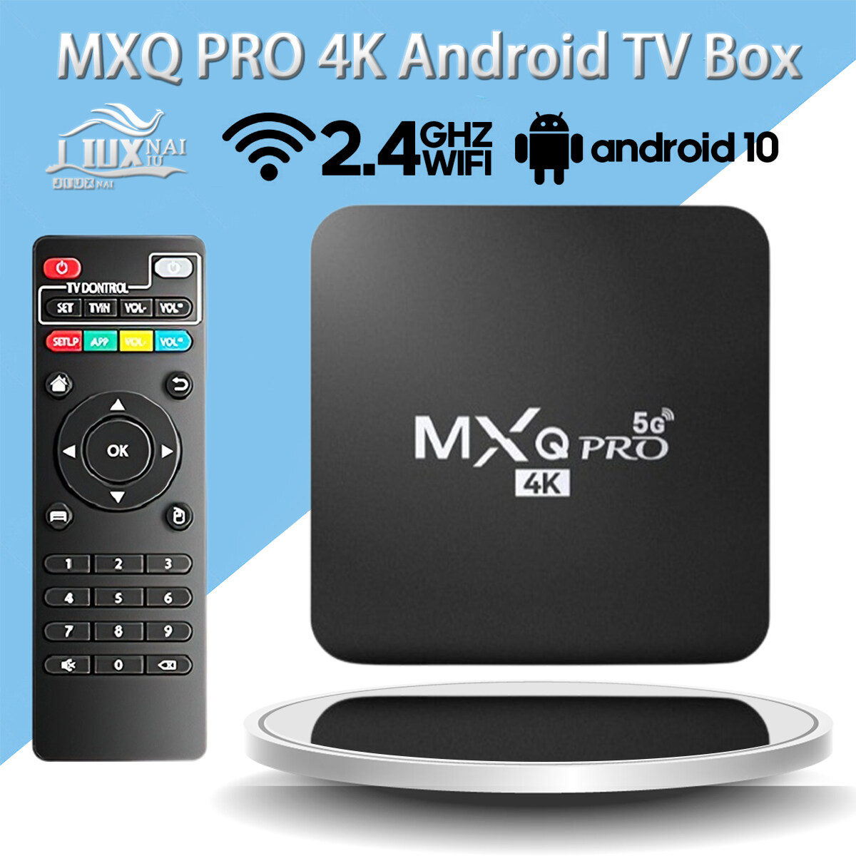 Wifi Mxq Pro 4k Android MXQPro 5G 4K Ultra HD 4GB /32GB Android 10