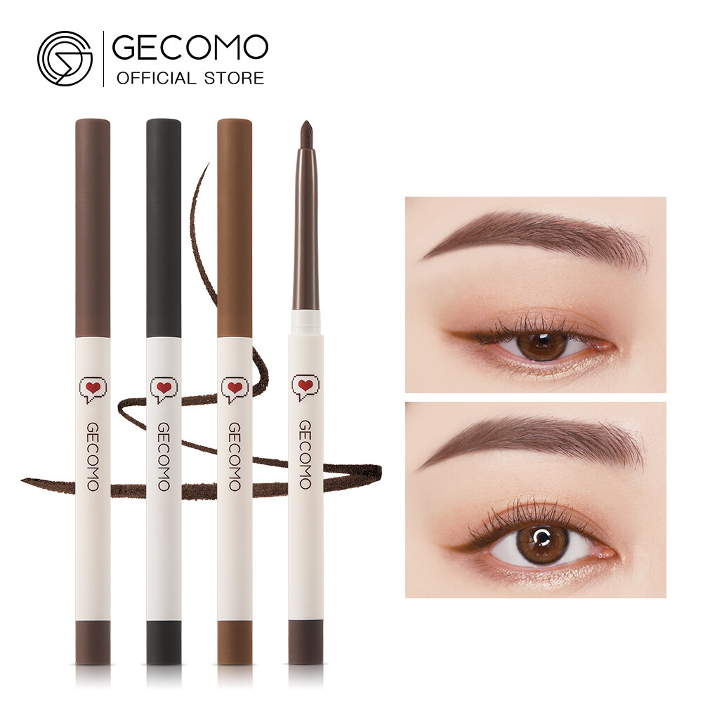 Gambar GECOMO Long Lasting Eyeliner Pencil High Pigment Waterproof Eye Makeup